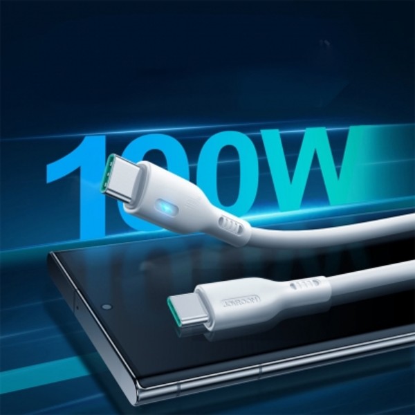 S-CC100A13 USB C - USB C 100W 2m Vit, Joyroom