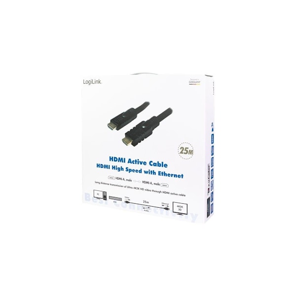 Logilink, HDMI til HDMI, CHA0025 HDMI-kabel, Active, M/M