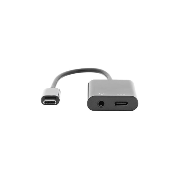 Digitus, Type-C till USB Type-C, USB Type-C adapter/omvandlare, Type-C till USB Type-C med 3,5 mm stereo, AK-300400-002-S