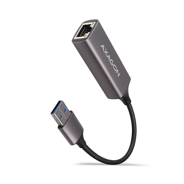 AXAGON, ADE-TR Kompakti alumiininen USB 3.2 Gen 1 Gigabit Ethernet 10/100/1000Mbit sovitin automaattisella asennuksella