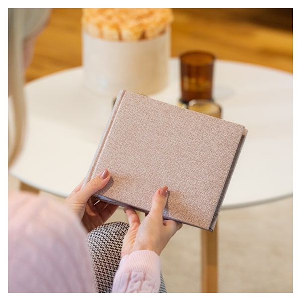 Album B 10x15/100M Canvas, rosa