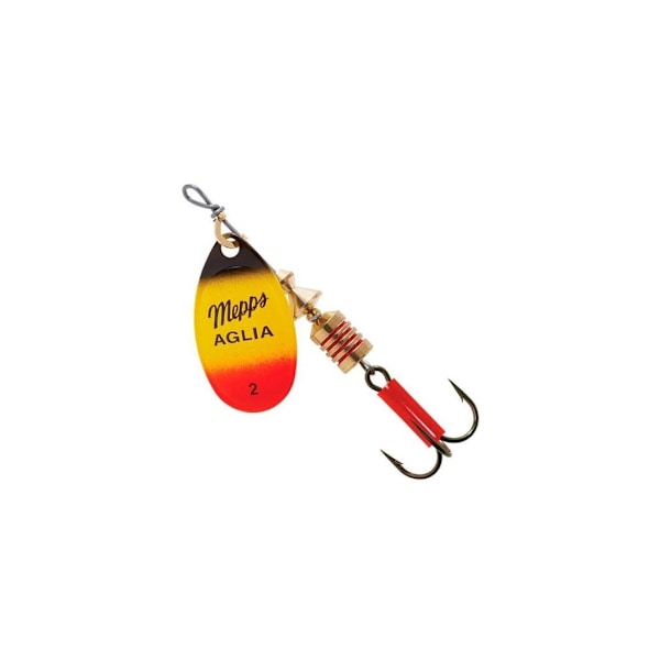 Spinner MEPPS AGLIA FURIA-2 4,5g musta/keltainen/punainen