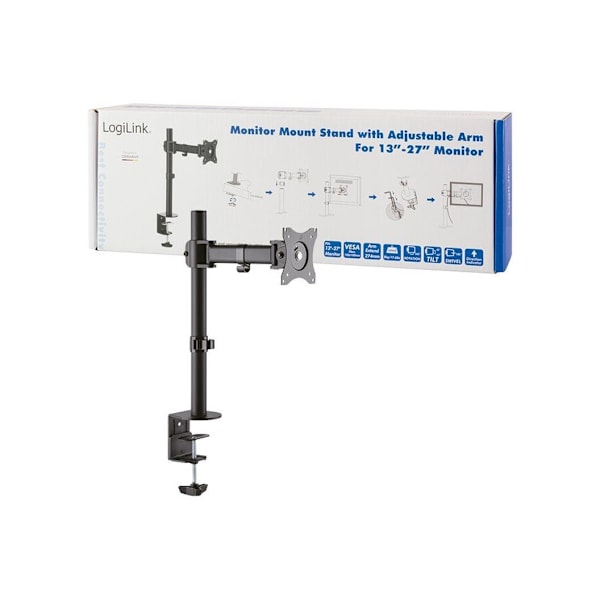 Logilink, BP0020 Monitor Skrivbordsfäste, 13"-27", arm 274mm