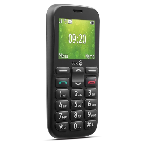 Telefon Easy Mobile 1380 Sort, Doro