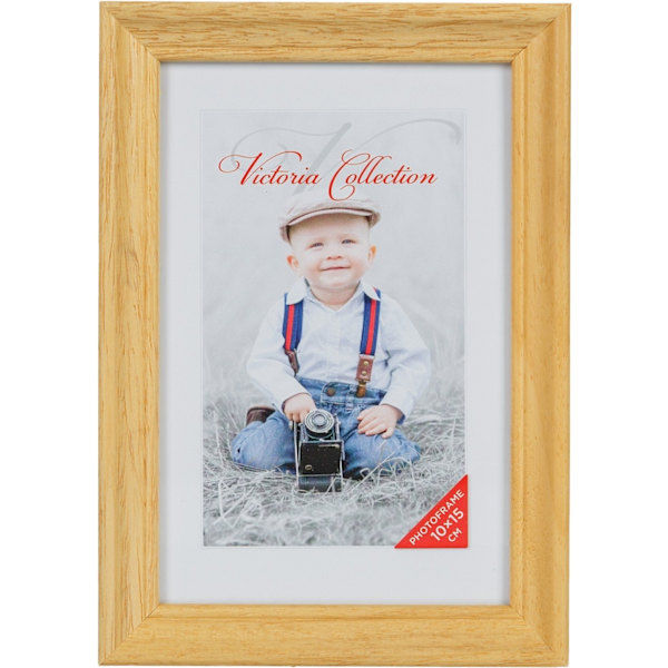 Set med 5 produkter. Bilderamme Minne 10x15cm, naturlig