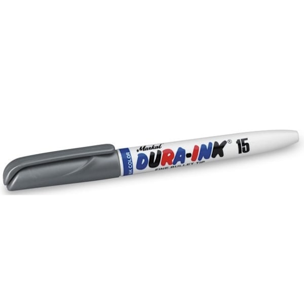 Set med 15 produkter. Bläckmarkör Markal Dura-Ink 15 1,5mm silver