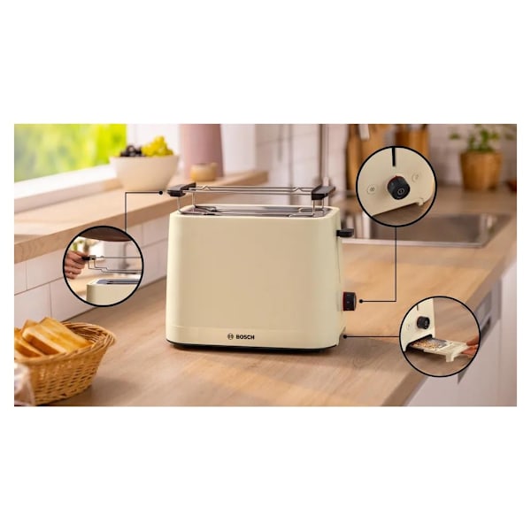 Bosch, kompakti leivänpaahdin, TAT3M127 MyMoment