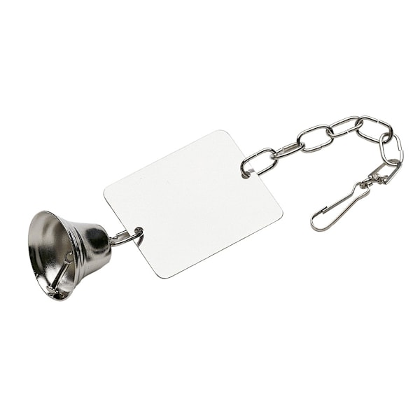 Chrome plaque with bell PA4242