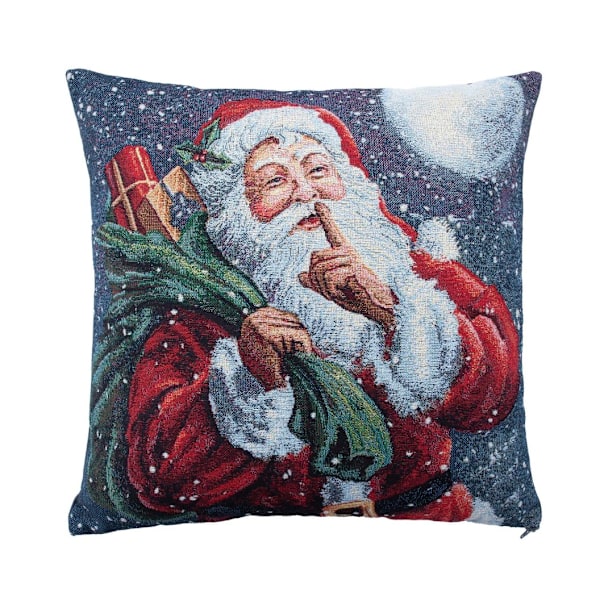 Kudde VINTER 45x45cm, jultomten