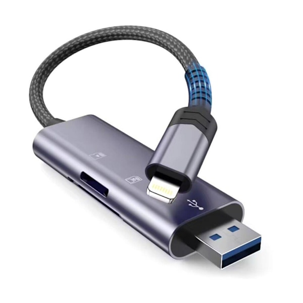 Tech-Protect kortläsare Ultraboost SD/microSD Lightning/USB
