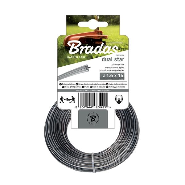 20 tuotteen paketti. Trimmer line RIPPER DUAL, stra 2,0mm x 15m