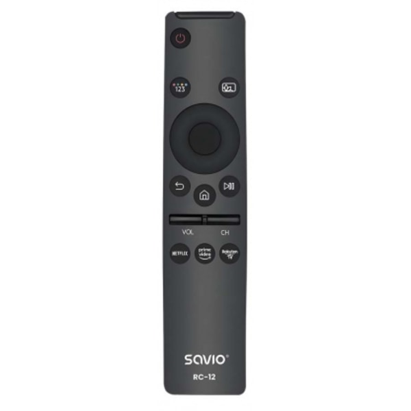Fjärrkontroll RC-12 Universal fjärrkontroll för Samsung TV, Savio Svart