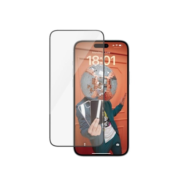 PanzerGlass, Skärmskydd, Apple, IPhone 15 Plus, Glas, Transparent, Ultrabred passform, Reptålig, Fallskydd, EasyAligner ingår
