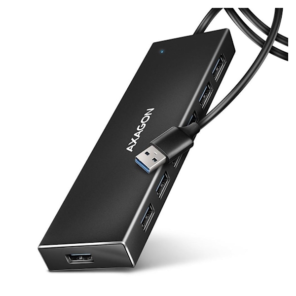AXAGON, SuperSpeed ​​USB-A FLAT Hub, HUE-F7A