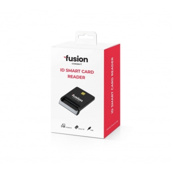 Card reader, "ID Card Reader" Black, Fusion Accessories