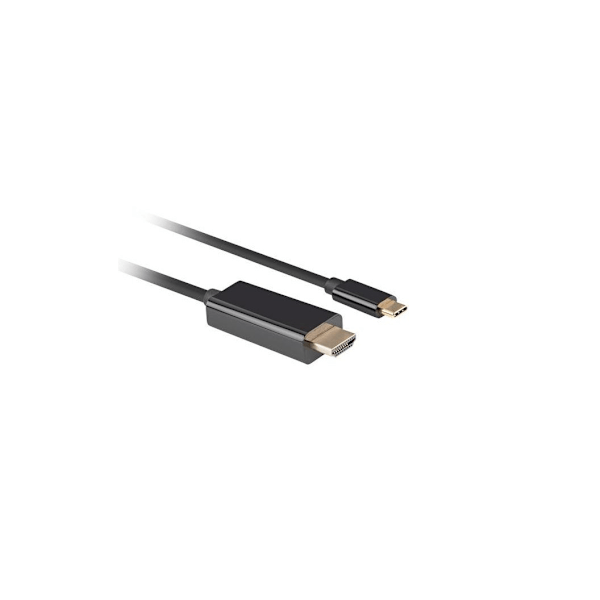 Lanberg, USB-C till HDMI-kabel, CA-CMHD-10CU-0010-BK