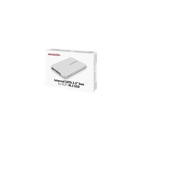 AXAGON, intern 2,5" boks med SATA-grensesnitt for M.2 SATA SSD, RSS-M2SD