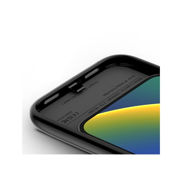 Tech-Protect fodral PowerCase 7000mAh Apple iPhone 15 Pro, svart
