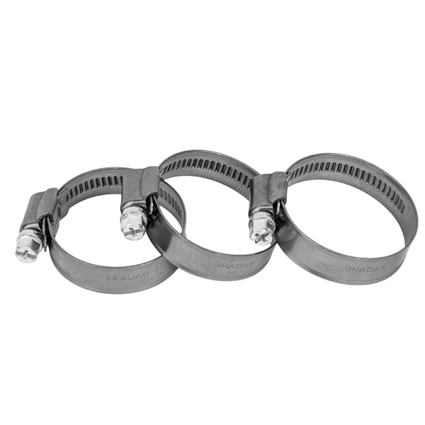 Set of 50 products. Stainless zebra hose clamp BRADAS 25-40mm