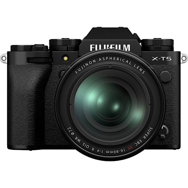 Fujifilm X-T5 + 16-80mm, svart