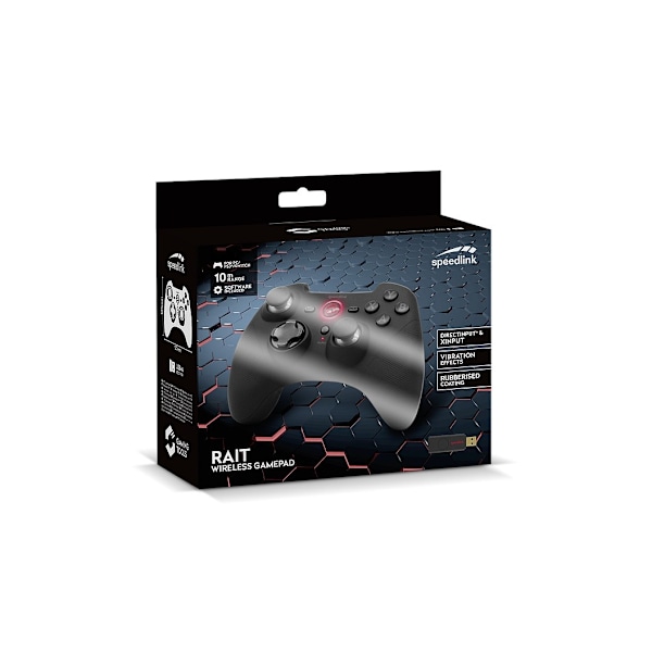Speedlink trådløs gamepad Rait (SL-650110-BK)