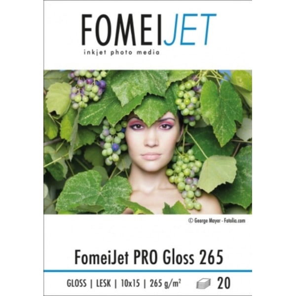 Valokuvapaperi PRO Gloss 10x15 / 20 lpp 265g/m2 (EY5200), FOMEI