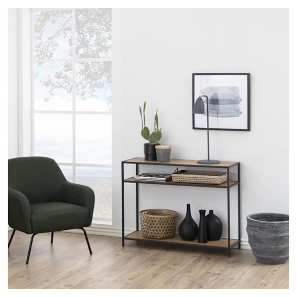 Sidebord SEAFORD 100x35xH79cm, eik