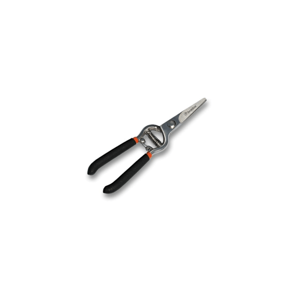 Traditionel lige beskærer 8" KULSTÅL Black