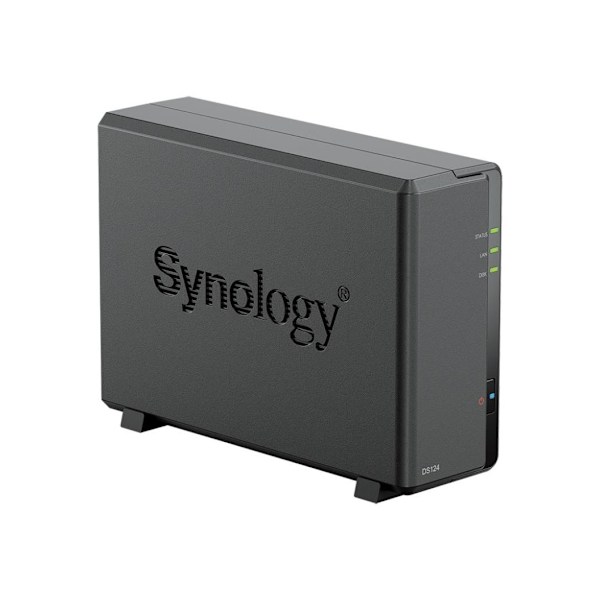 Nas lagringstorn 1bay/no hdd ds124, Synology