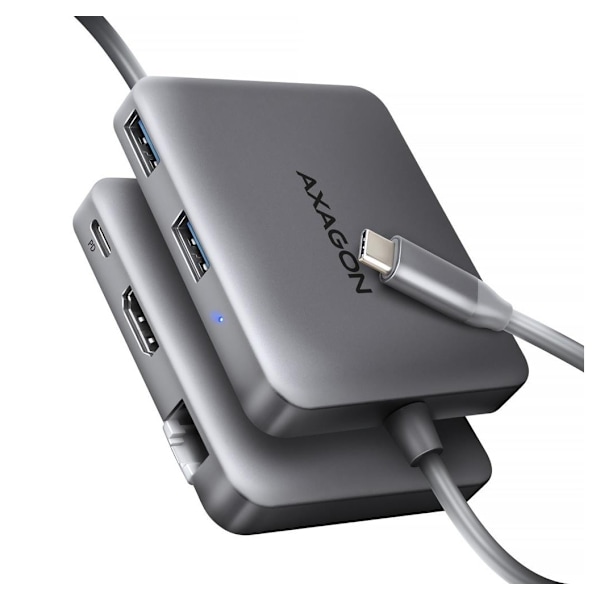 AXAGON, USB-C 5 Gbps SuperSpeed ​​5in1 Hub, HMC-5HL
