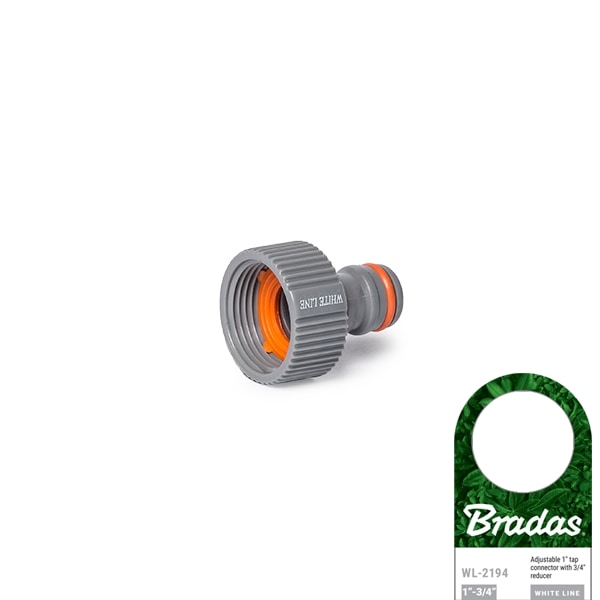 Sæt med 45 produkter. WHITE LINE haneadapter 3/4" hun