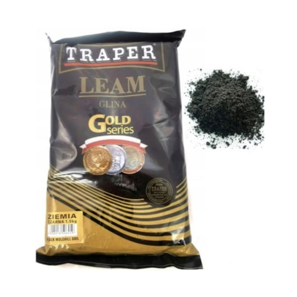 Groundbait-additiv TRAPER Gold Series Sort muldvarpejord 1,5 kg
