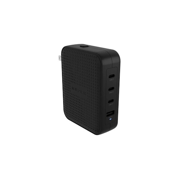 Hyper HyperJuice 145W USB-C GaN reseladdare med 4 portar - Svart