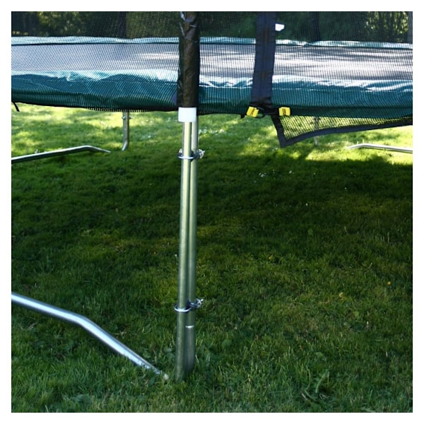 Kapsling for D305cm trampoline, med stenger, sort