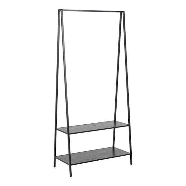 Tøjstativ SEAFORD 77x37xH165cm, sort