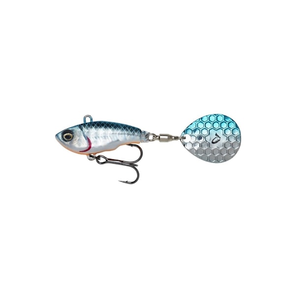 SavageGear Fat Tail Spin 8cm/24g/2-6m Blå Silver