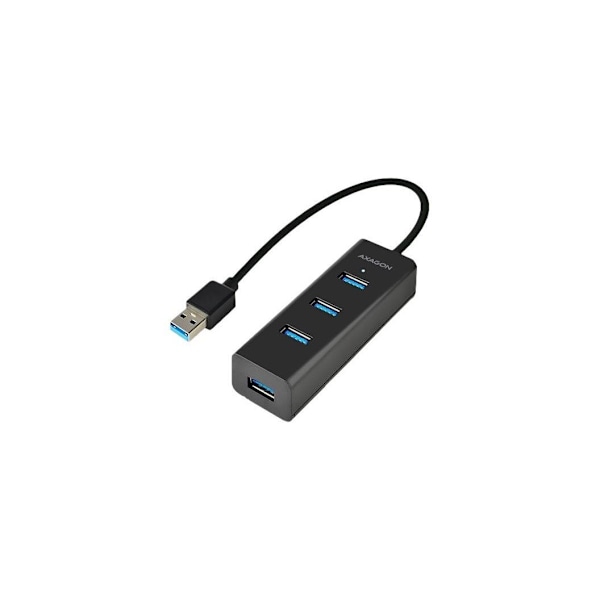 AXAGON, fireports USB 3.0-hub med hurtiglading og strømstøtte, HUE-S2B