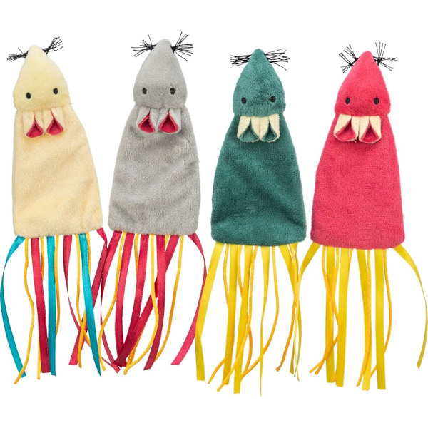 Mouse, plush, catnip, 14.5 cm 25 cm, random color