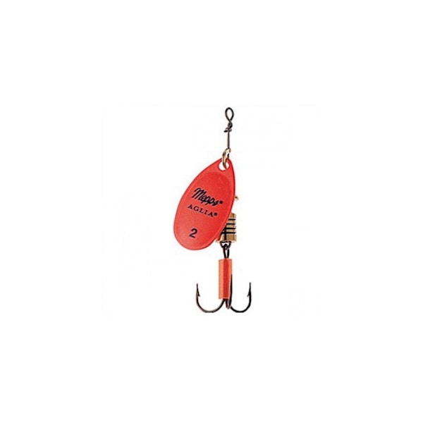 Spinner MEPPS AGLIA FLUO-2 4,5g, punainen