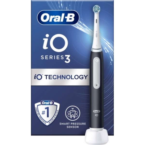 Elektrisk tandborste iO3 Matt Svart, Oral-B