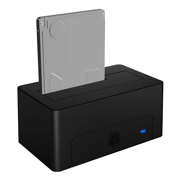 Raidsonic, Icy Box, IB-1121-U3 dockingstasjon for 1x 2,5"/3,5" SATA I/II/III, USB 3.2 Gen 1, strømforsyning