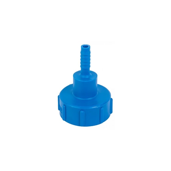 IBC adapter Inv S60x6 till slanganslutning 1/2" Blå