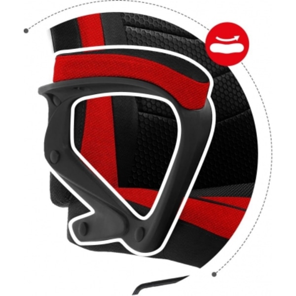 PC Furniture Force 2.5 Red Mesh, Huzaro
