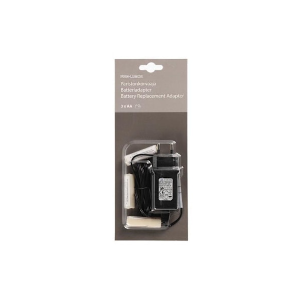 Batteriadapter 3 x AA Svart