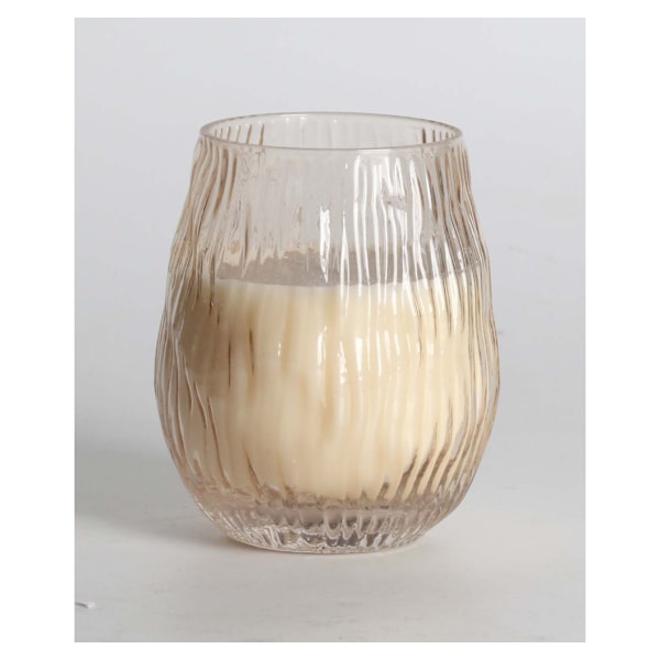Doftljus i glas NATURE GREEN H10,8cm, French Pear & Freesia