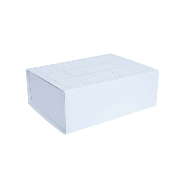 Paperilaatikko TRUDY 35x25x11cm taitettava, valkoinen