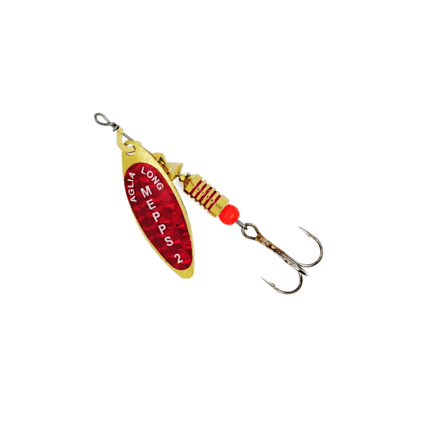 Mepps AGLIA LONG REDBO-2 7,0g guld
