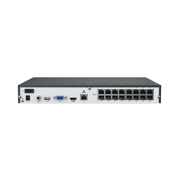 Reolink, PoE NVR 24/7 jatkuvaan tallennukseen, NVS16