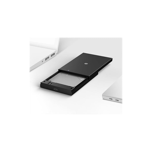 Raidsonic, ICY BOX, IB-200T-C3 Kotelo 1x SSD/HHD:lle USB 3.2 Gen 1 Type-A/Type-C -yhdistelmäkaapelilla