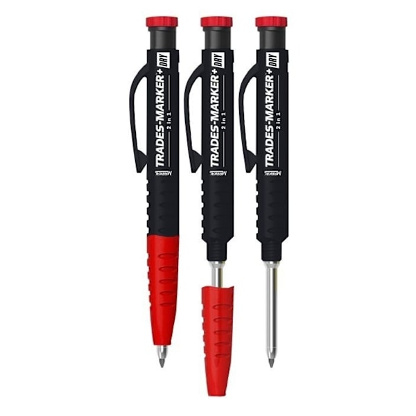 Set med 2 produkter. Handelsmarkör Markal+ torr 2 IN 1